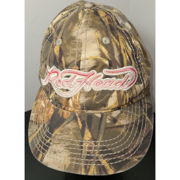 RedHead Accessories - Red‎ Head For Her Camo Hat Camouflage Duck Hunting Fishing Camp Pink Embroidered